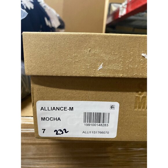 Steve Madden Womens Alliance Mesh Pointed Toe Two Piece Pumps Mocha Size 7 NIB - Picture 3 of 3